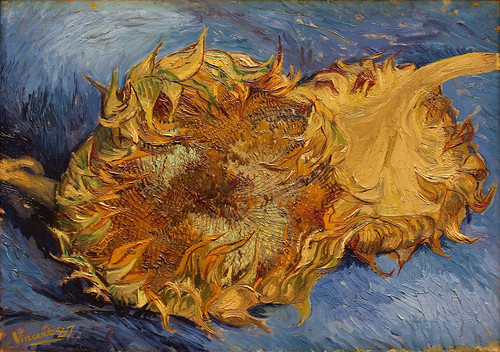Vincent van Gogh - Sunflowers [1887] by Gandalf's Gallery