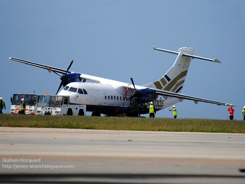 G-DRFC ATR-42-320 of Blue Islands by Jersey Airport Photography