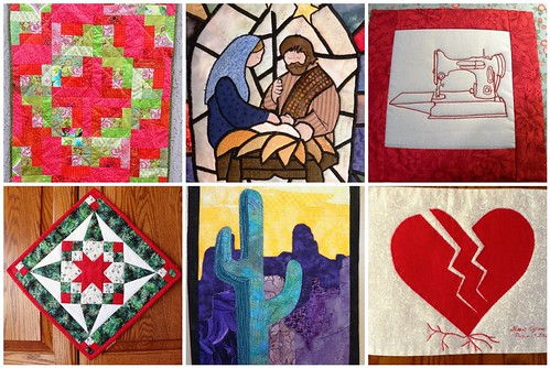 Mosaic of WayMooreFunQuilts Quilts for Season 3 of Project QUILTING