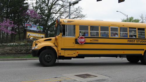First Student International school bus. Brookfield Illinois USA. Saturday, March 24th, 2012. by Eddie from Chicago
