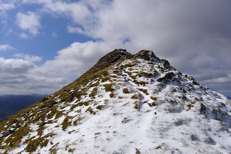 Summit ridge of Bidein a' Choire
Sheasgaich