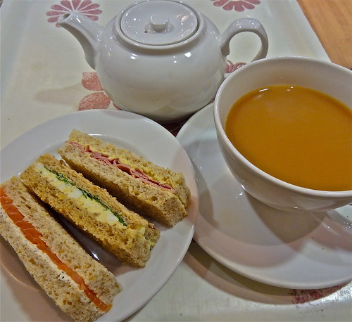 Afternoon Tea with Finger Sandwiches  ..(138/366) by Irene.B.