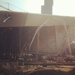construction at Rotterdam CS