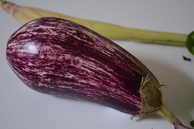 gorgeous purple eggplant