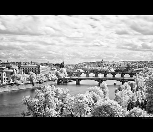 Prague - Infrared II by Ghetu Daniel