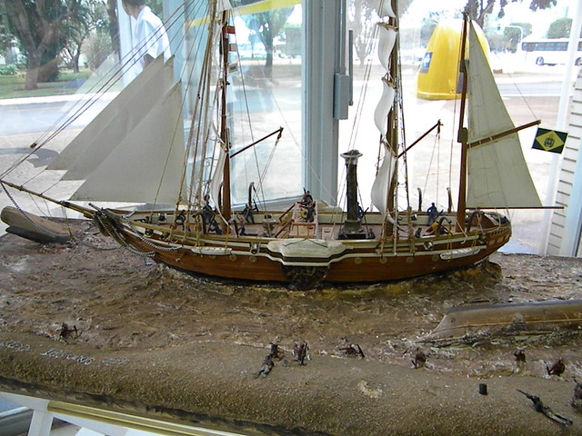 Exposição Permanente da Marinha - Diorama de Navio Imperial
