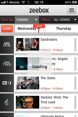 Zeebox now has a 7 day TV guide