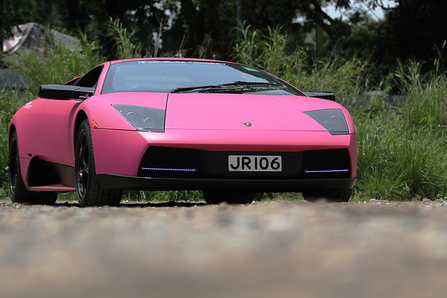  and to promote the company a pink Lamborghini does just that