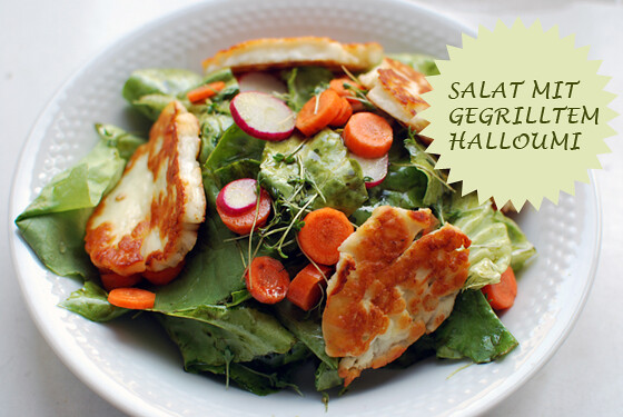 Halloumi-Salat