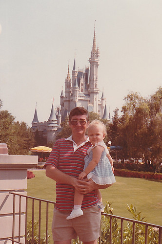 Me and my dad at the Magic Kingdom a couple decades ago.