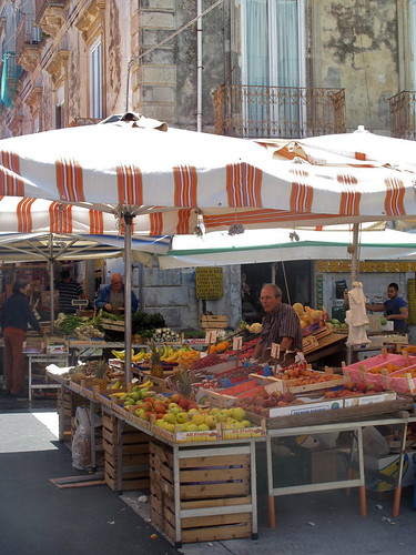 Market in Siracusa, Sicily, Italy
