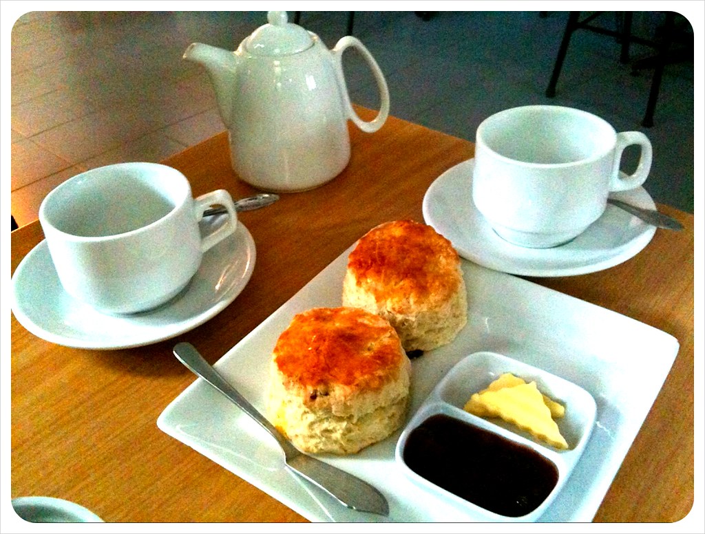 Tea and scones in the Cameron Highlands