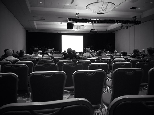 One of the Mars sessions on the afternoon of the last day of LPSC 2012. Only the diehards remain.