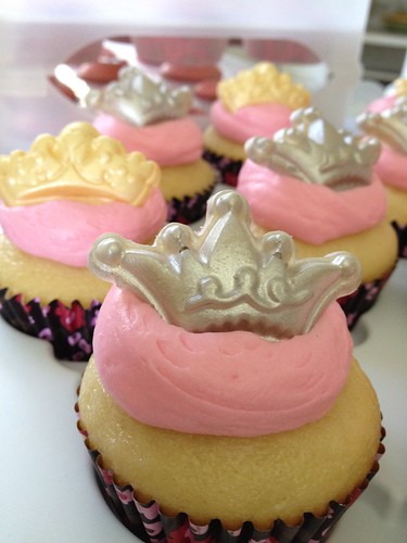 Pretty Pink Princess Cupcakes