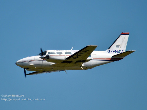 G-FNAV Piper PA-31-350 Navajo Chieftain by Jersey Airport Photography