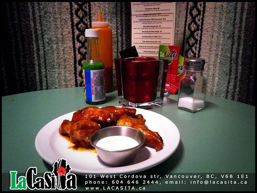 La Casita Gastown menu chicken wings