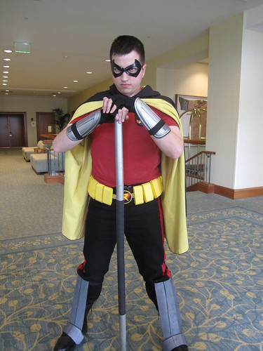 Mike as Robin