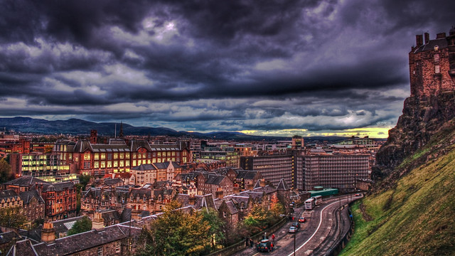 0285 - Scotland, Edinburgh, Dusk HDR