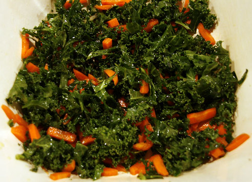 kale and carrots