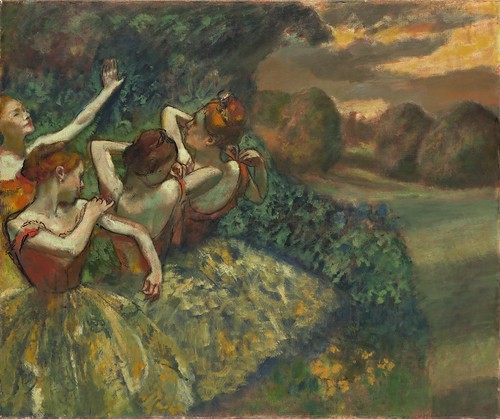 Edgar Degas - Four Dancers [c.1899] by Gandalf's Gallery