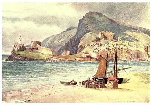 012-Porto Venere-Sketches on the old road through France to Florence-1905- Alexander Henry Hallam Murray