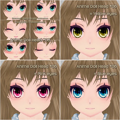 -2St.- Anime Doll Head #06-2