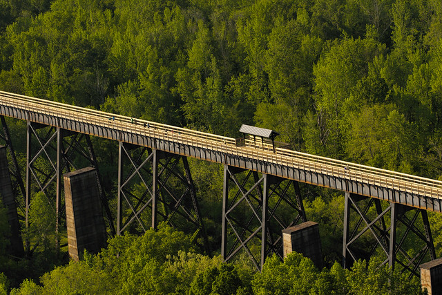 The recently restored High Bridge is spectacular