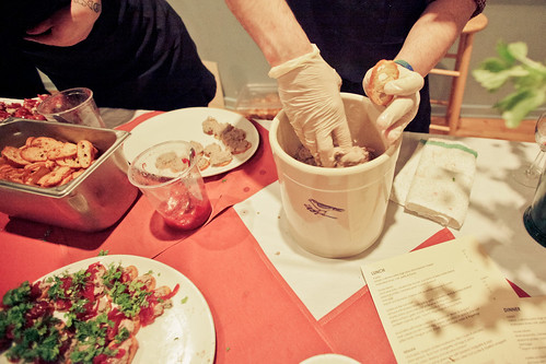 Osteria Sfizio Serving up Pork Rillette with Onion Jam