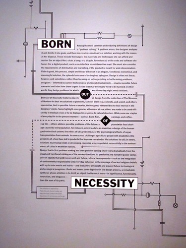 Born out of necessity MoMA