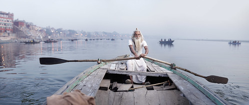 Vijay Nund on Ganges River