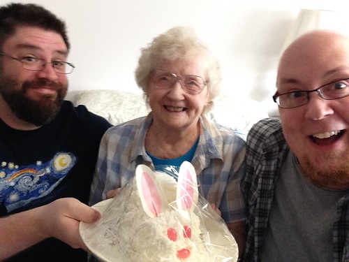 Easter with Grama and bunny cake!! by gmwnet