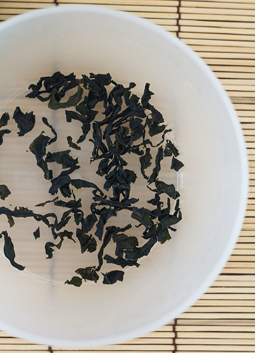 dried wakame before reconstituting