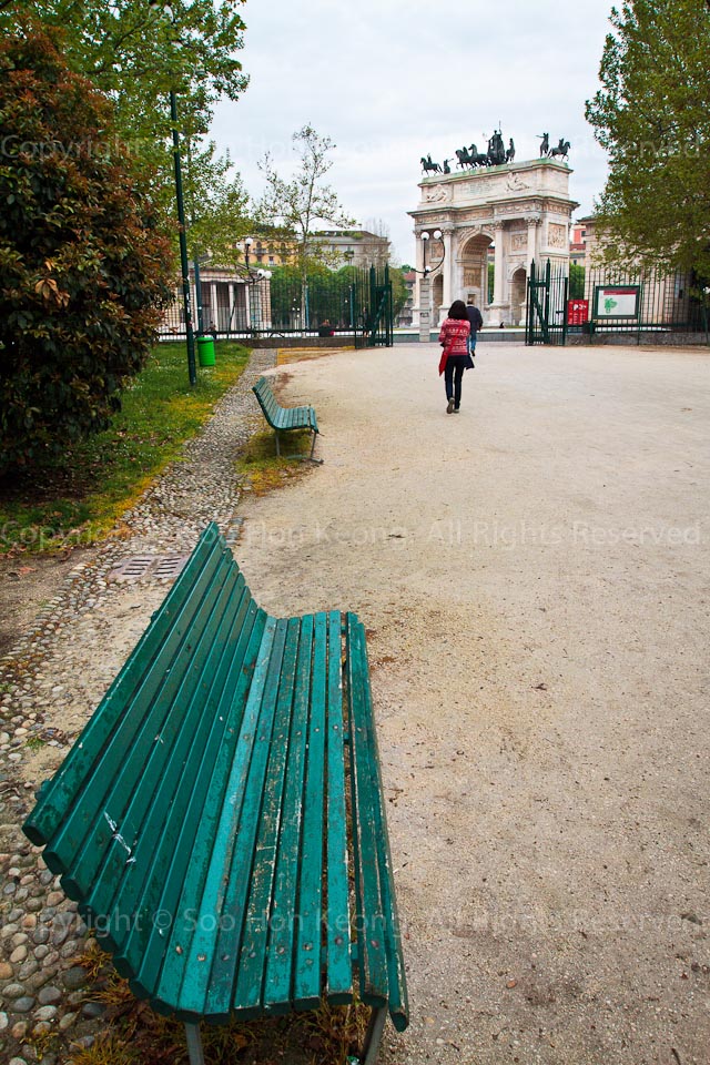 Dull Morning @ Arco Della Pace, Milan, Italy