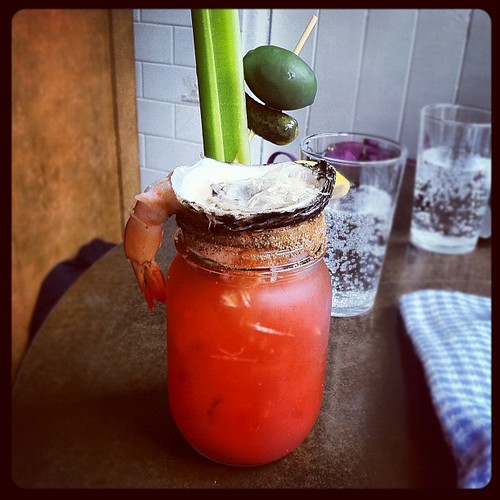 The bloody Caesar. What I like to call "Not Fucking Around" #food
