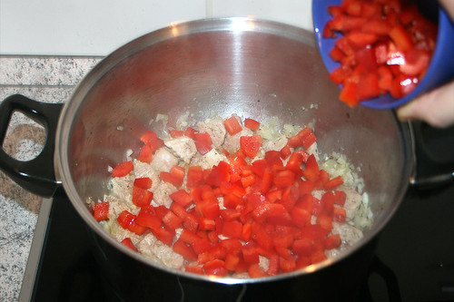20 - Paprika addieren / Add bell pepper