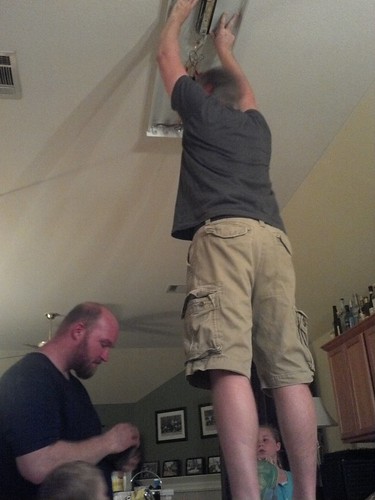 Fixing the kitchen light