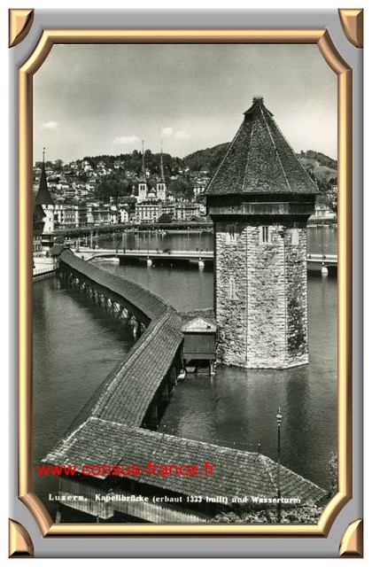 Luzern, Kapellbrückund Wasserturm