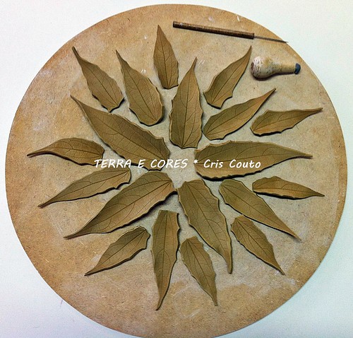 Folhas em Terracotta - Modelagem by cris couto 73