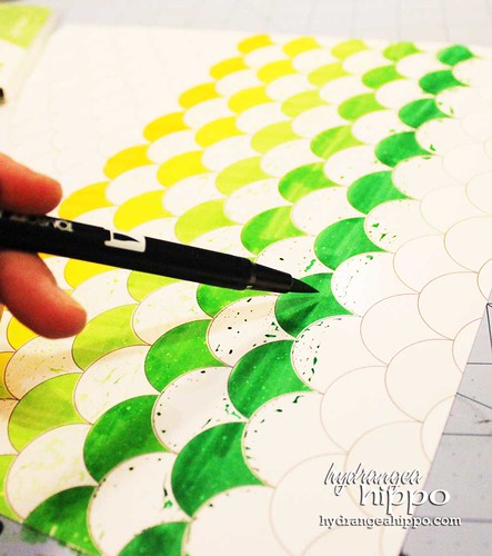 Its Anything But Healthy Layout Jennifer Priest for Tombow - Coloring