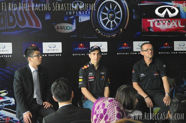 F1 driver Sebastien Buemi & Red Bull Racing 2012