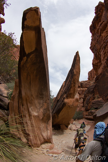 Fins of Rock and Hikers