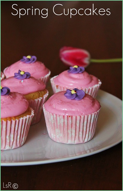 spring cupcake