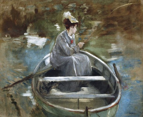 Eva Gonzales - In The Boat by Gandalf's Gallery