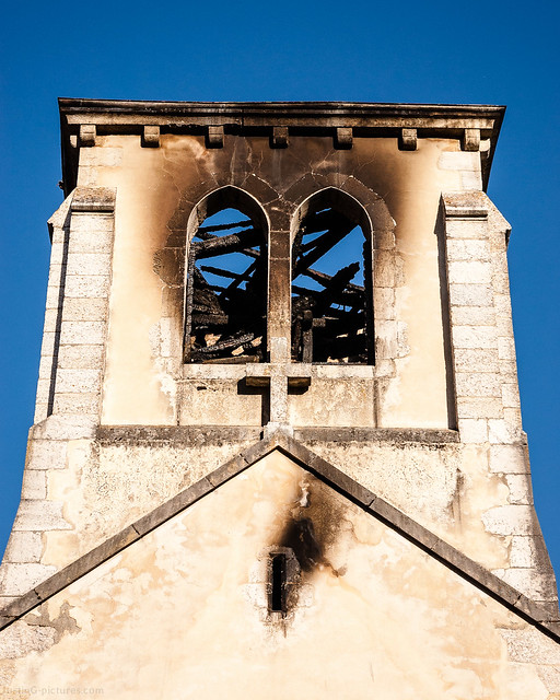 Church Fire, Chevry, France, 2012