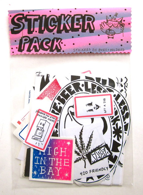 Bvrs Mildred sticker pack