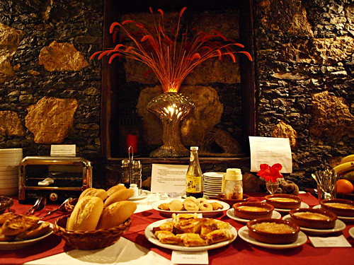 Breakfast at Rural Hotel Tamahuche, Vallehermoso, La Gomera
