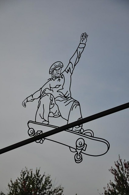 Skate park art