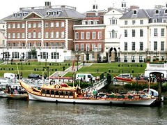 The royal barge Gloriana