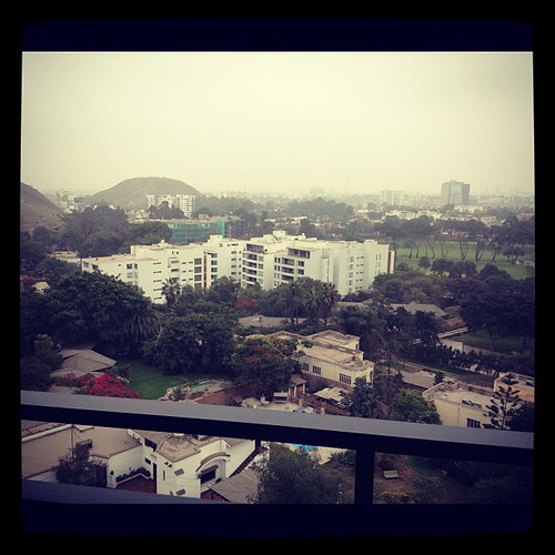 View from my hotel in Lima, Peru.
