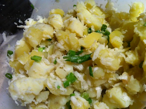 Kitchen Experiments - Black Radish Potato salad